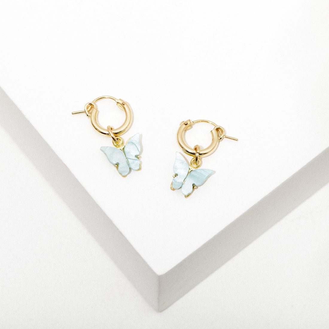 Larissa Loden Jewelry Goodall Earrings in Blue Mother of Pearl ...