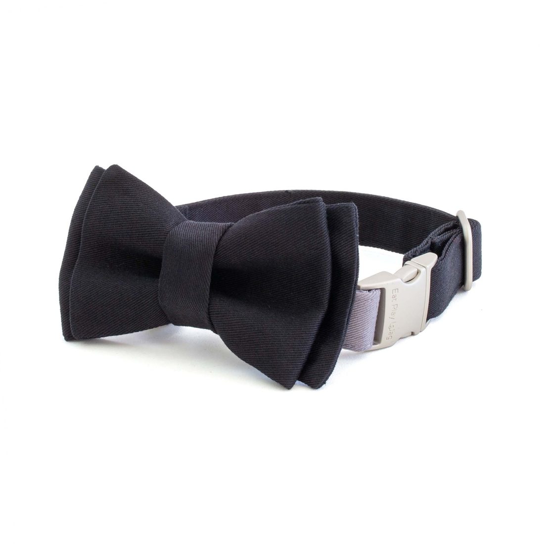 Eat Play Wag Bow Tie in Black - Organic Bunny