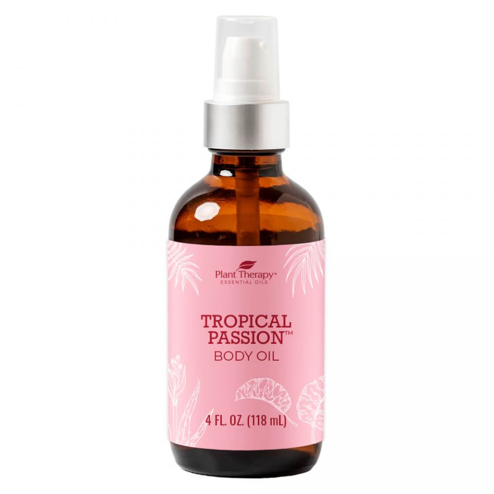 Plant Therapy Body Oil In Tropical Passion - Organic Bunny